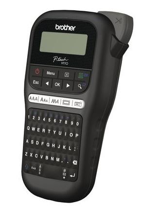 BPTH110BK - Brother PTH110BK Durable P-Touch Black Label Printer $20 Cashback