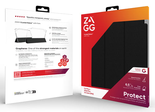ZAGG Crystal Palace Folio for Apple iPad Pro 13" (M5/M4)
