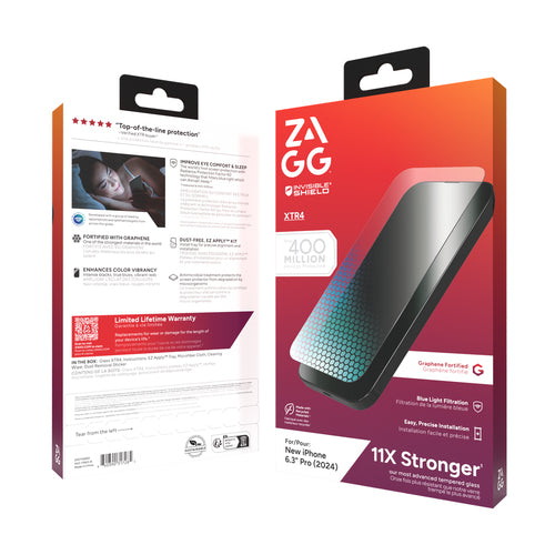 Zagg InvisibleShield iPhone 16 Pro Glass XTR4