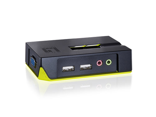 LevelOne KVM-0221 - 2-Port USB KVM Switch with Audio