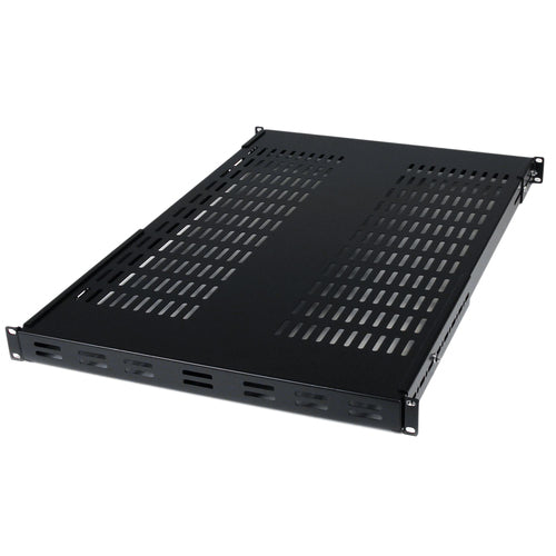 STARTECH.COM 1U ADJUSTABLE MOUNT DEPTH VENTED RACK MOUNT SHELF- 175LBS/80KG LTW