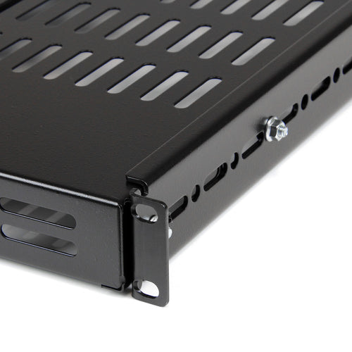 STARTECH.COM 1U ADJUSTABLE MOUNT DEPTH VENTED RACK MOUNT SHELF- 175LBS/80KG LTW