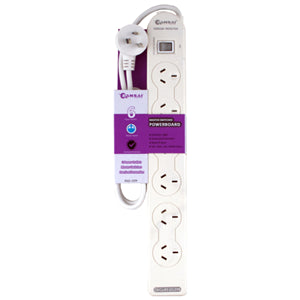SPB0127 - Sansai 6 Way Basic Powerboard with Master Switch