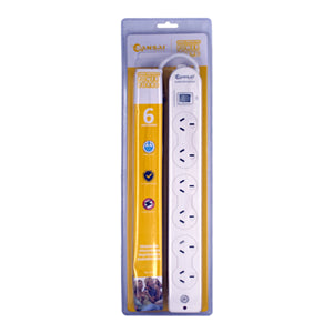 SPB0139 - Sansai 6 Way Surge Powerboard with Master Switch