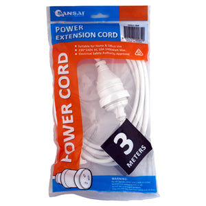 SPB0160 - Sansai Power Extension Lead - 3 Meter