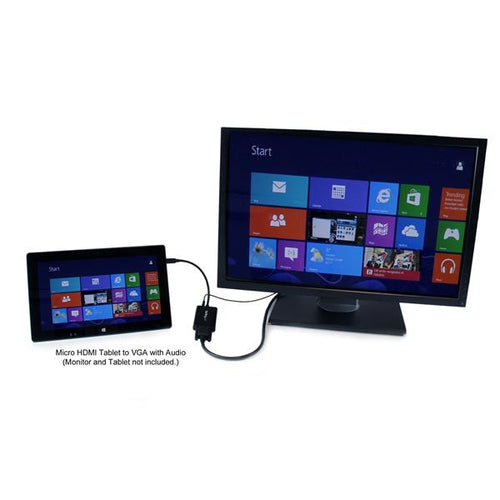StarTech.com MCHD2VGAA2 - Micro HDMI to VGA Adapter with Audio