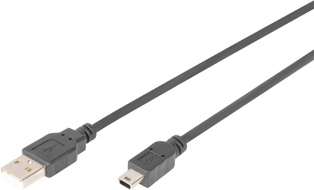 Digitus USB 2.0 Type A (M) to mini USB Type B (M)  1.8m Cabl