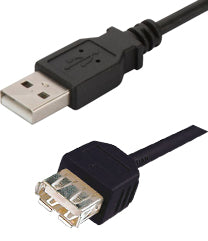 AK-300202-030-S - Digitus USB 2.0 Type A (M) to USB Type A (F) 3m Extension Cable