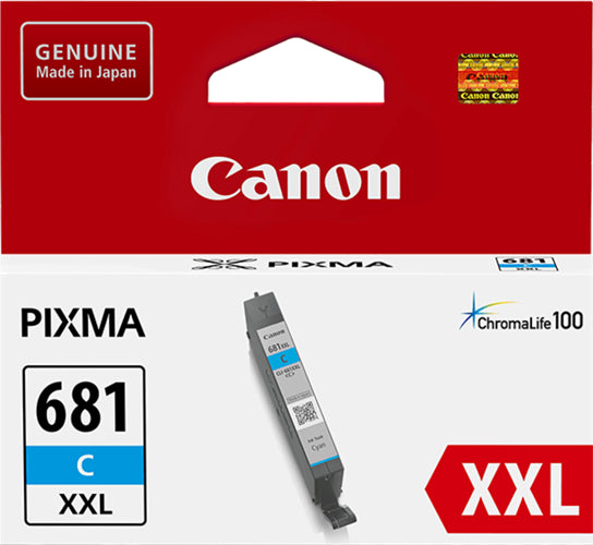 Canon CLI681XXLC Extra High Yield Cyan Ink Cartridge