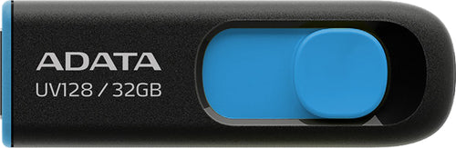 FP276-X32 - ADATA UV128 Dashdrive Retractable USB 3.2 32GB Blue/Black Flash Drive