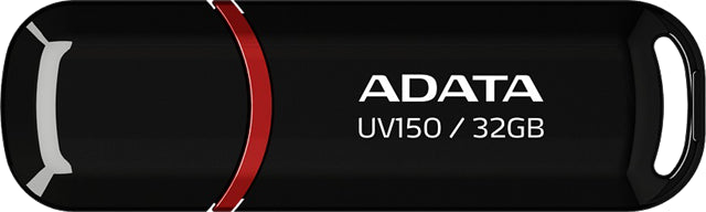 FP286-X32 - ADATA UV150 Dashdrive USB 3.2 32GB Black/Red Flash Drive