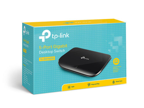 TL-SG1005D - TP-Link 5 Port Gigabit Switch (10/100/1000) Plastic