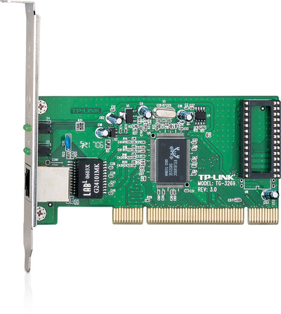 TP-Link TG-3269 GIGABIT LAN PCI CARD 10/100/1000Mbps Full Duplex Plug and Play low profile card (bracket not inc)