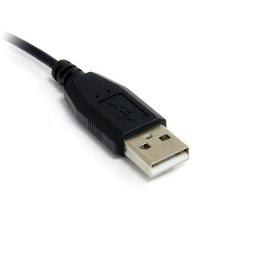 UUSBHAUB1RA - STARTECH.COM 1 FT MICRO USB CABLE - A TO RIGHT ANGLE MICRO B LTW
