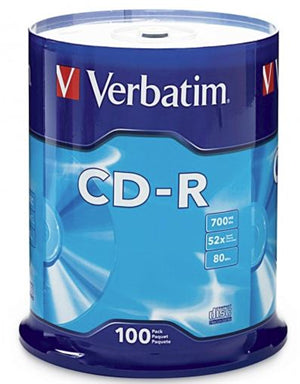 MV131 - Verbatim CD-R 700MB 52x 100er Pack auf Spindel