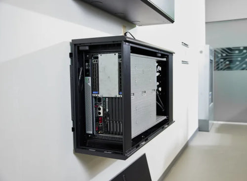 NETSHELTER WX 6U LOW-PROFILE WALL MOUNT ENCLOSURE 230V FANS