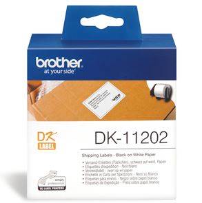 BCC22 - Brother DK11202 300 Shipping/Name Badge Labels 62mm x 100mm