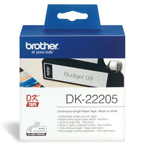 BCC47 - Brother DK22205 Continuous Length Paper Label Tape 62mm x 30.48m