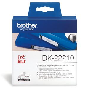 BCC50 - Brother DK22210 Continuous Length Paper Label Tape 29mm x 30.48m