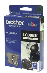 BCK11K - Brother LC38BK Black Ink Cartridge