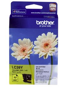 BCK18Y - Brother LC39Y Yellow Ink Cartridge