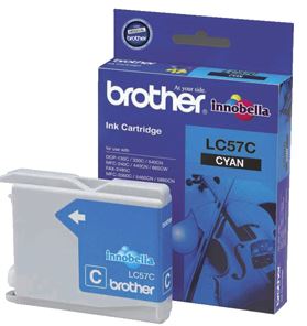 BCK34C - Brother LC57C Cyan Ink Cartridge