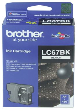 BCK41K - Brother LC67BK Black Ink Cartridge