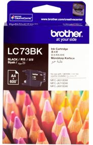 BCK49K - Brother LC73BK Black Ink Cartridge