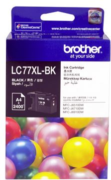 BCK59K - Brother LC77XLBK Black High Yield Ink Cartridge