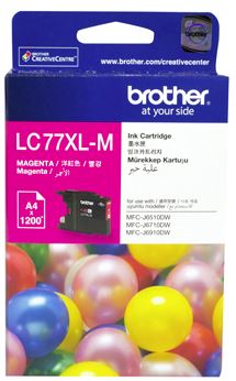BCK59M - Brother LC77XLM Magenta High Yield Ink Cartridge