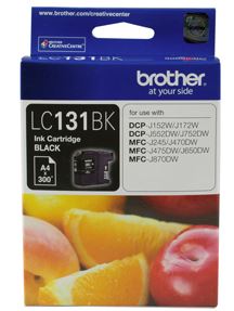 BCK60K - Brother LC131BK Black Ink Cartridge