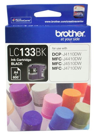 BCK61K - Brother LC133BK Black Ink Cartridge