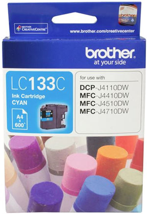 BCK61C - Brother LC133C Cyan Ink Cartridge