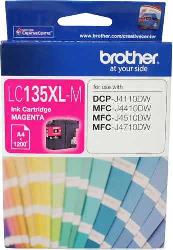 Brother LC135XLM Magenta High Yield Ink Cartridge BCK65M