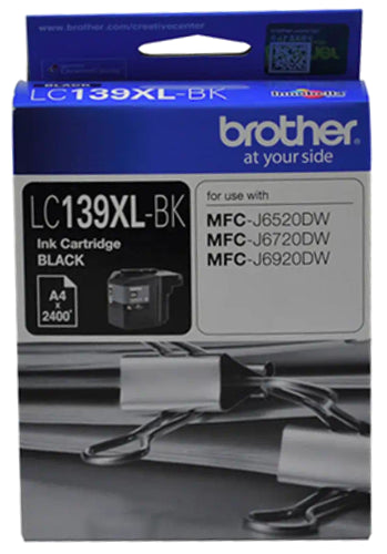 Brother LC139XLBK Black High Yield Ink Cartridge BCK68