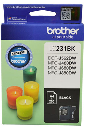 BCK231BK - Brother LC231BK Black Ink Cartridge