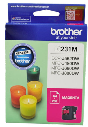 BCK231M - Brother LC231M Magenta Ink Cartridge