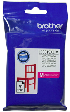BCK89M - Brother LC3319XLM Magenta High Yield  Ink Cartridge