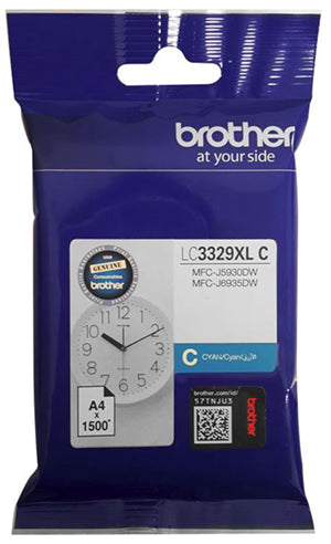 BCK93C - Brother LC3329XLC Cyan High Yield Ink Cartridge