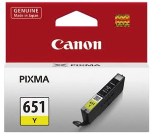 PB0164S - Canon CLI651Y Yellow Ink Cartridge