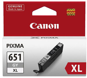 PB0165H - Canon CLI651XLGY Grey High Yield Ink Cartridge