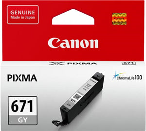 PB0185S - Canon CLI671GY Grey Ink Cartridge