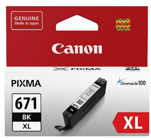 PB0181H - Canon CLI671XLBK Dye Black High Yield Ink Cartridge