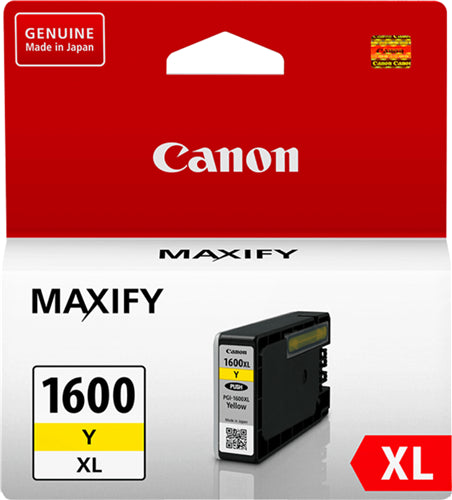 Canon PGI1600XLY Yellow High Yield Ink Cartridge PB0203