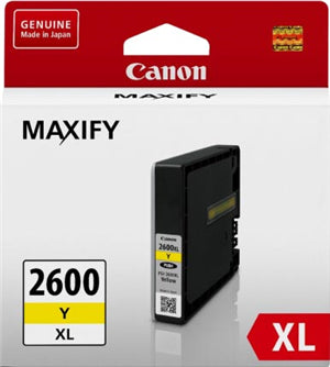 PGI2600XLYOCN - Canon PGI2600XLY Yellow High Yield Ink Cartridge