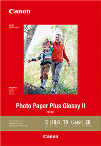 Canon PP-301 A4 Glossy II 275gsm Photo Paper - 20 Sheets PB2