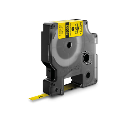18052 - Dymo Rhino H/S Lbl 6mm Yellow