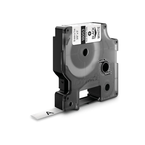 18053 - Dymo Rhno Tube Ht Shrk 9mm Wht