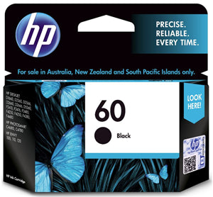 HPJ0123 - HP 60 Black Ink Cartridge