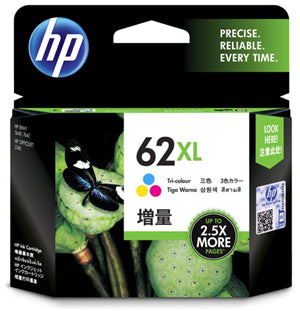 HPJ0138 - HP 62XL Tri-Colour High Yield Ink Cartridge